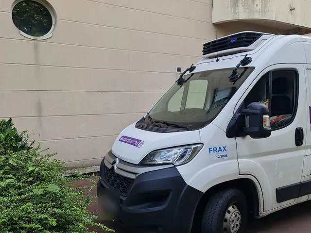 Remplacement du pare-brise sur cette Citroën au centre Freeglass Corbeil-Essonnes.