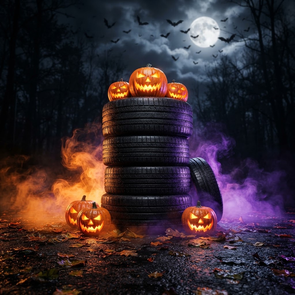Halloween Freeglass Octobre 2026 : 4 pneus budget offerts ou 2 pneus premium offerts pour tout remplacement de pare-brise