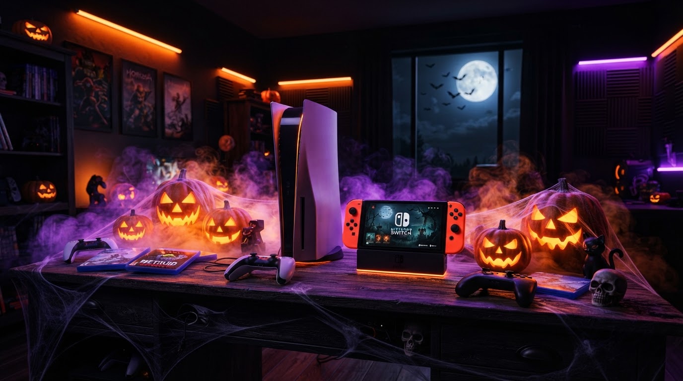 Halloween Freeglass Octobre 2026 : 2 pare-brises remplacés = PlayStation 5 ou Nintendo Switch 2 offerte