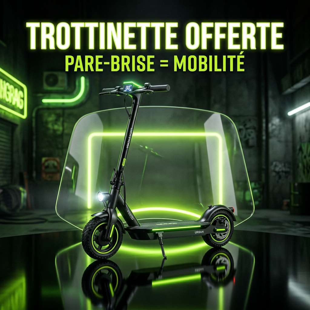 Trottinette électrique offerte
