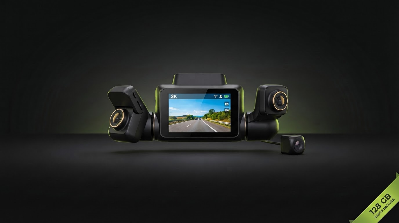Offre du mois Freeglass Septembre 2026 à Corbeil-Essonnes : pare-brise remplacé = franchise offerte + Dashcam BOTSLAB 4 canaux 3K/4K avec carte 128 GB offerte